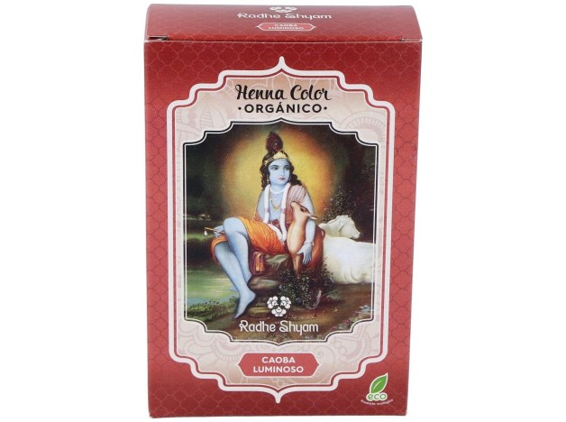 Radhe Shyam Henna Caoba Luminoso Polvo 100G