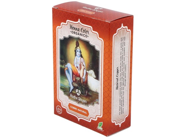 Radhe Shyam Henna Tinte Natur Cobre Polvo 100Gr