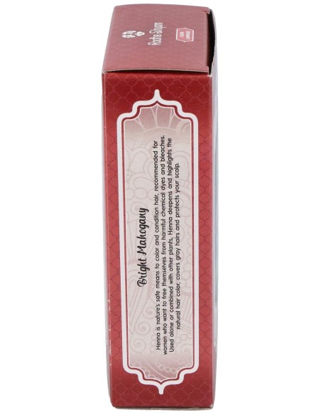 Radhe Shyam Henna Caoba Luminoso Polvo 100G