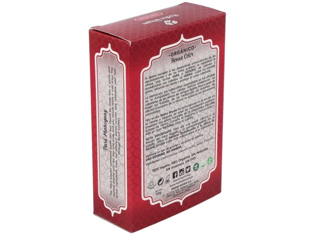 Radhe Shyam Henna Tinte Nat Caoba Osc Polvo 100Gr
