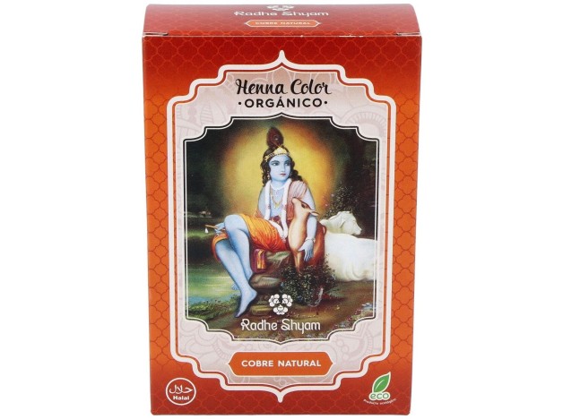 Radhe Shyam Henna Tinte Natur Cobre Polvo 100Gr
