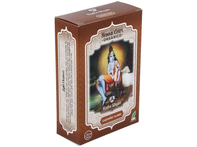 Radhe Shyam Henna Castaño Claro Polvo 100G