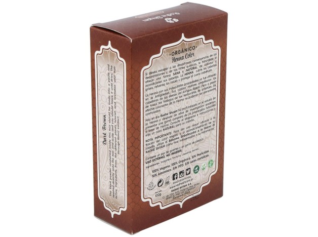 Radhe Shyam Hena Tinte Natural Castaño Oscuro...