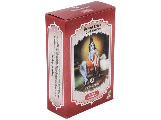 Radhe Shyam Henna Caoba Luminoso Polvo 100G