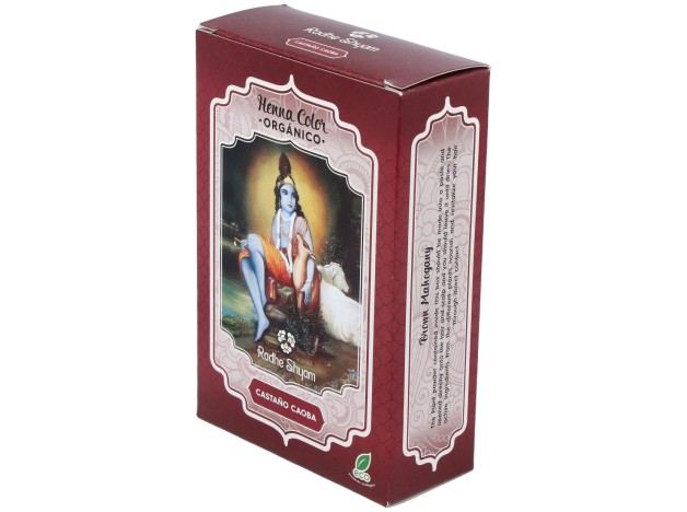 Radhe Shyam Henna Castaño Caoba Polvo