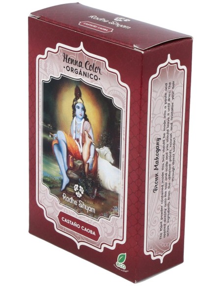 Radhe Shyam Henna Castaño Caoba Polvo