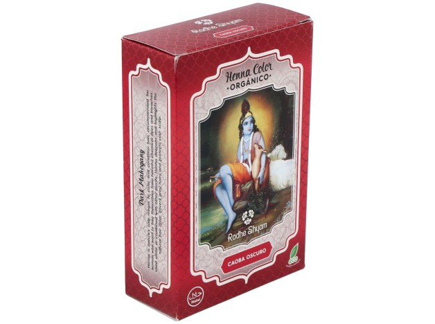 Radhe Shyam Henna Tinte Nat Caoba Osc Polvo 100Gr