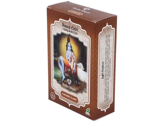 Radhe Shyam Henna Castaño Claro Polvo 100G