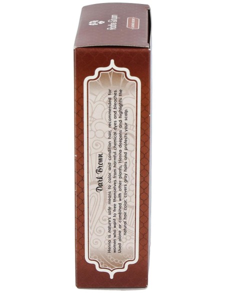 Radhe Shyam Hena Tinte Natural Castaño Oscuro Polvo 100Gr