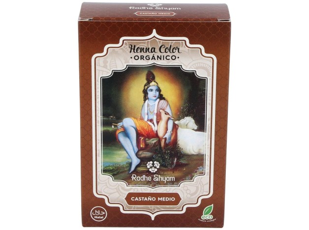 Henna Polvo Castaño Medio 100Gr. Eco
