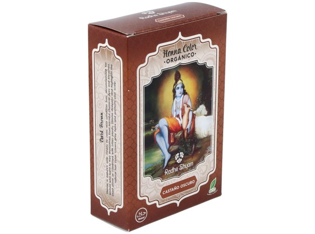Radhe Shyam Hena Tinte Natural Castaño Oscuro...