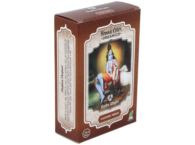 Henna Polvo Castaño Medio 100Gr. Eco