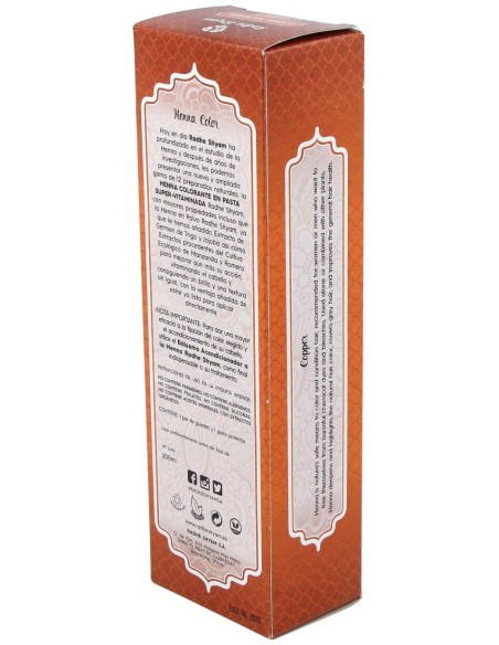 Radhe Shyam Henna Pasta Cobre Natural