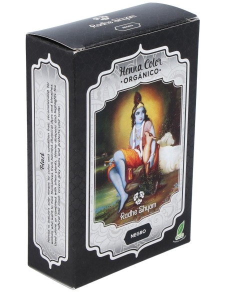 Radhe Shyam Henna Color Negro 100Ml