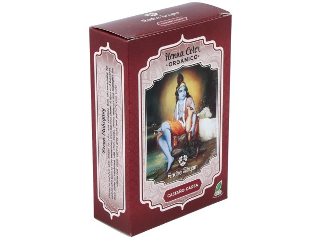 Radhe Shyam Henna Castaño Caoba Polvo