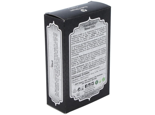 Radhe Shyam Henna Color Negro 100Ml