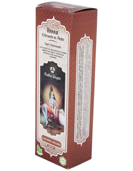 Radhe Shyam Henna Pasta Castaño Oscuro