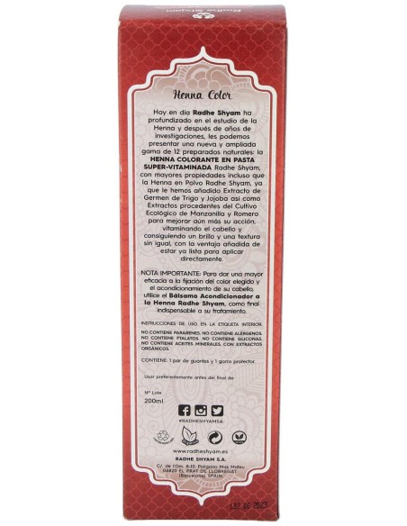 Radhe Shyam Henna Pasta Caoba