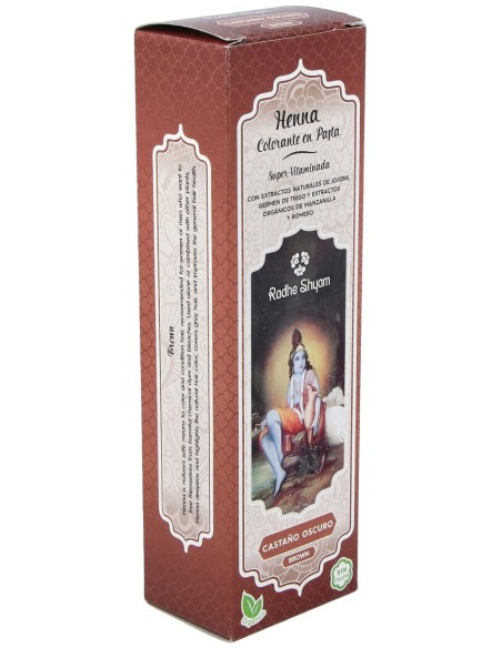 Radhe Shyam Henna Pasta Castaño Oscuro