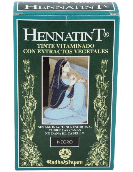 Radhe Shyam Hennatint Negro 60Ml