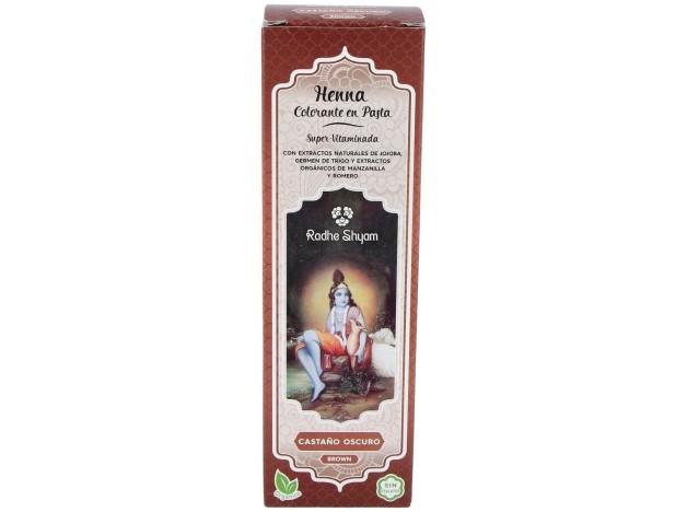 Radhe Shyam Henna Pasta Castaño Oscuro