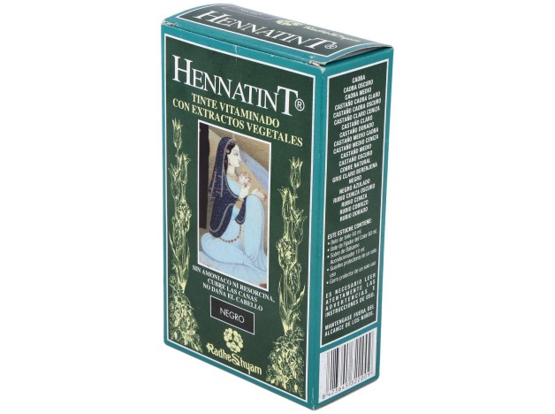 Radhe Shyam Hennatint Negro 60Ml