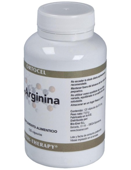 Ortocel L-Arginina 500Mg 120Caps