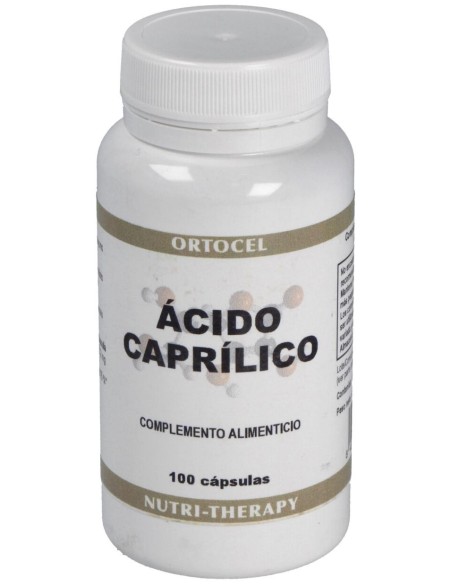 Ortocel Nutri-Therapy Ácido Caprílico 600Mg 100Caps