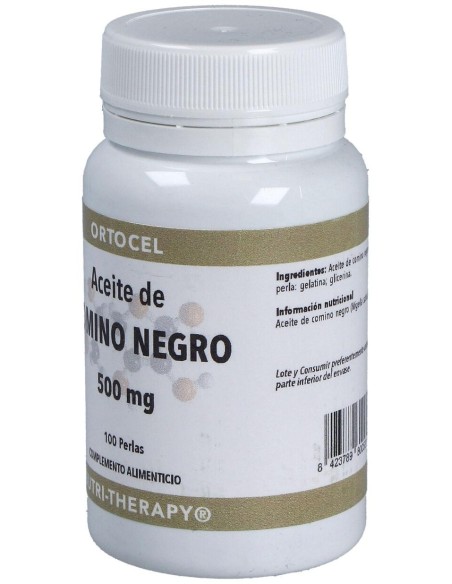 Ortocel Aceite De Comino Negro 500Mg 100 Perlas