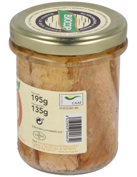 Biocop Salmon Filetes Bio 195G