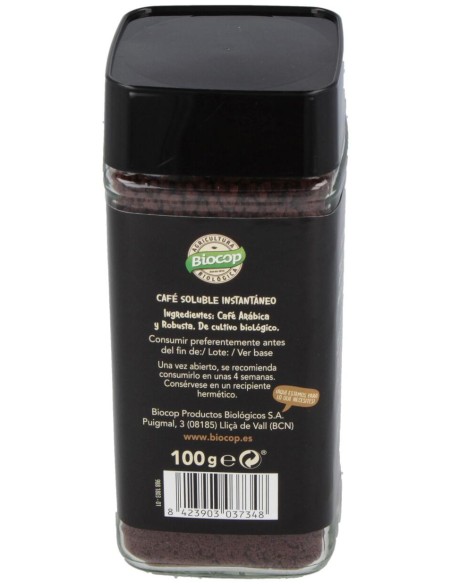 Cafe Soluble Instantaneo 100Gr. Bio