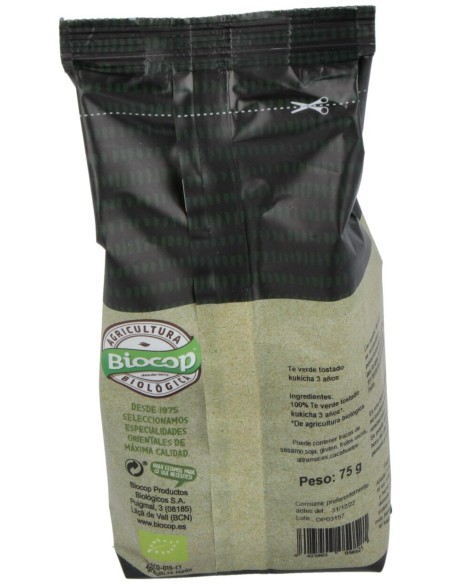 Te Verde Kukicha 3 Años Tostado 75Gr. Bio