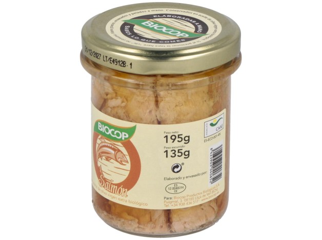 Biocop Salmon Filetes Bio 195G