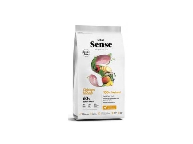 Dibaq Sense Pollo Y Pato Perro Adulto 12Kg. Sg