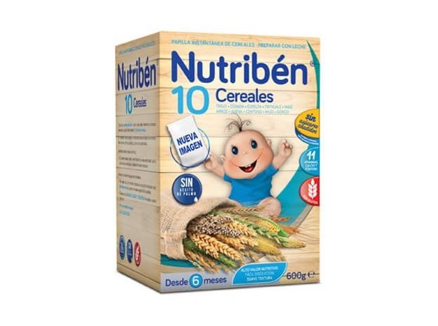 NUTRIBEN PAPILLA 10 CEREALES 1 ENVASE 600 G