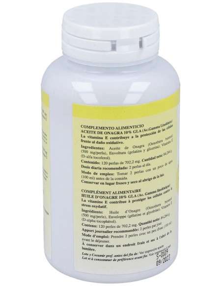 Onagrapol (Aceite De Onagra) 500Mg. 120Perlas