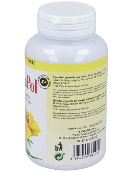 Onagrapol (Aceite De Onagra) 500Mg. 120Perlas