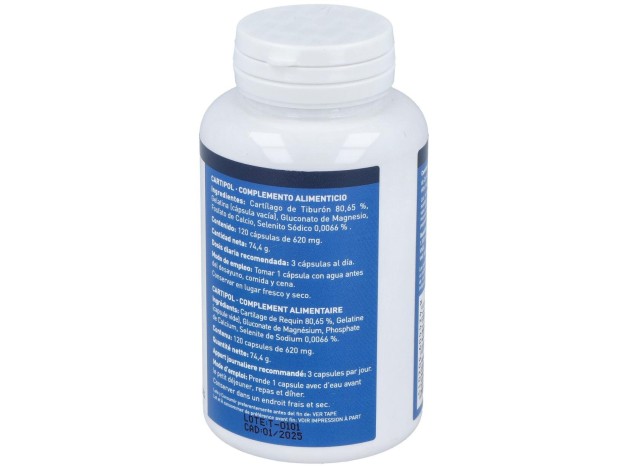 Cartipol (Cartilago De Tiburon 620Mg) 120Cap.