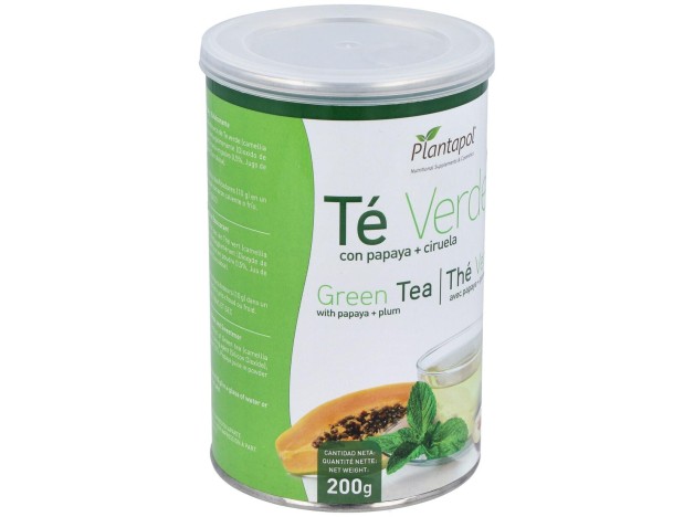 Te Verde Con Papaya Y Ciruela Bote 200Gr.Instantan