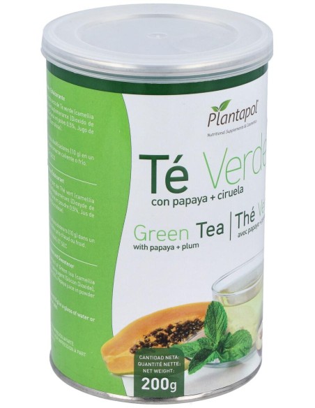 Te Verde Con Papaya Y Ciruela Bote 200Gr.Instantan