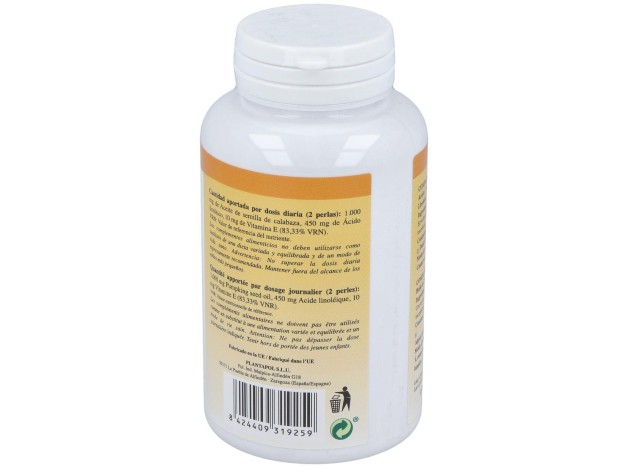Plantapol Cucurpol Aceite Calabaza 100 Perlas