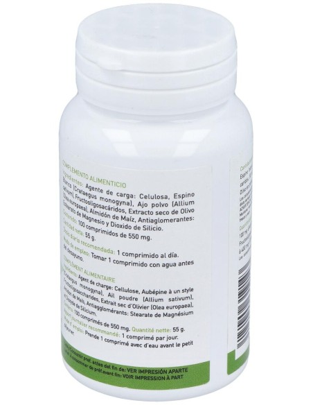 Plantapol Espino Blanco_ Ajo_ Olivo 100 Comprimidos