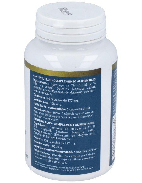 Cartipol Plus (Cartilago De Tiburon 750Mg)120Cap.
