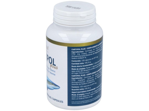 Cartipol Plus (Cartilago De Tiburon 750Mg)120Cap.