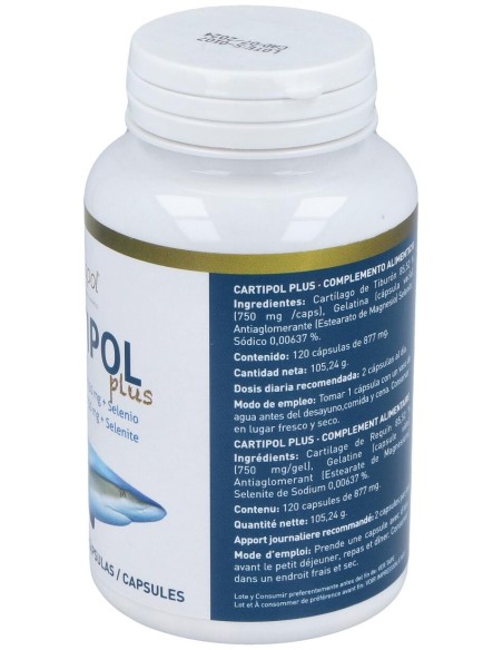 Cartipol Plus (Cartilago De Tiburon 750Mg)120Cap.