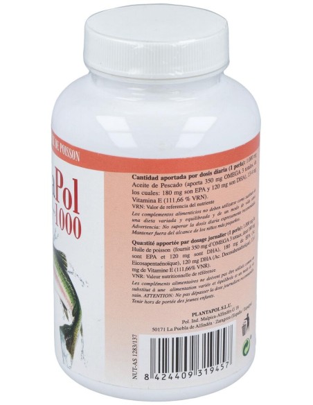 Omegapol (Aceite De Pescado) 1000Mg. 120Perlas