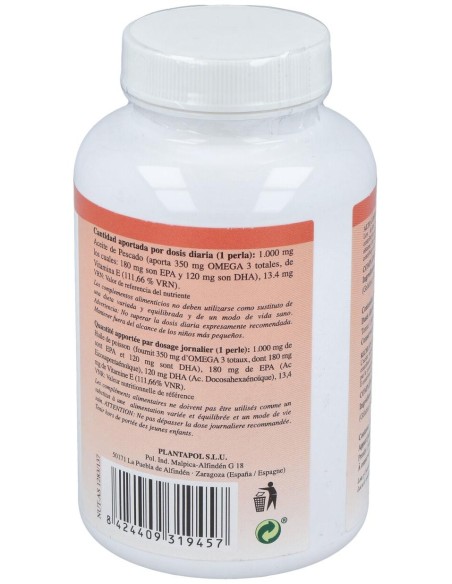 Omegapol (Aceite De Pescado) 1000Mg. 120Perlas