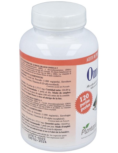 Omegapol (Aceite De Pescado) 1000Mg. 120Perlas