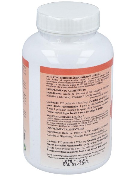 Omegapol (Aceite De Pescado) 1000Mg. 120Perlas