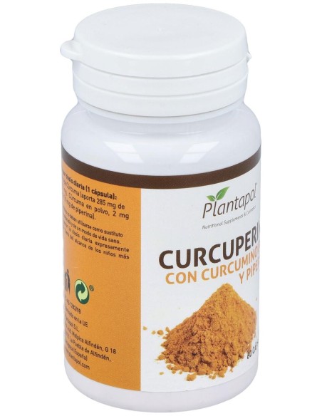 Plantapol Curcuperina Con Curcuminoides Y Piperina 60 Capsulas